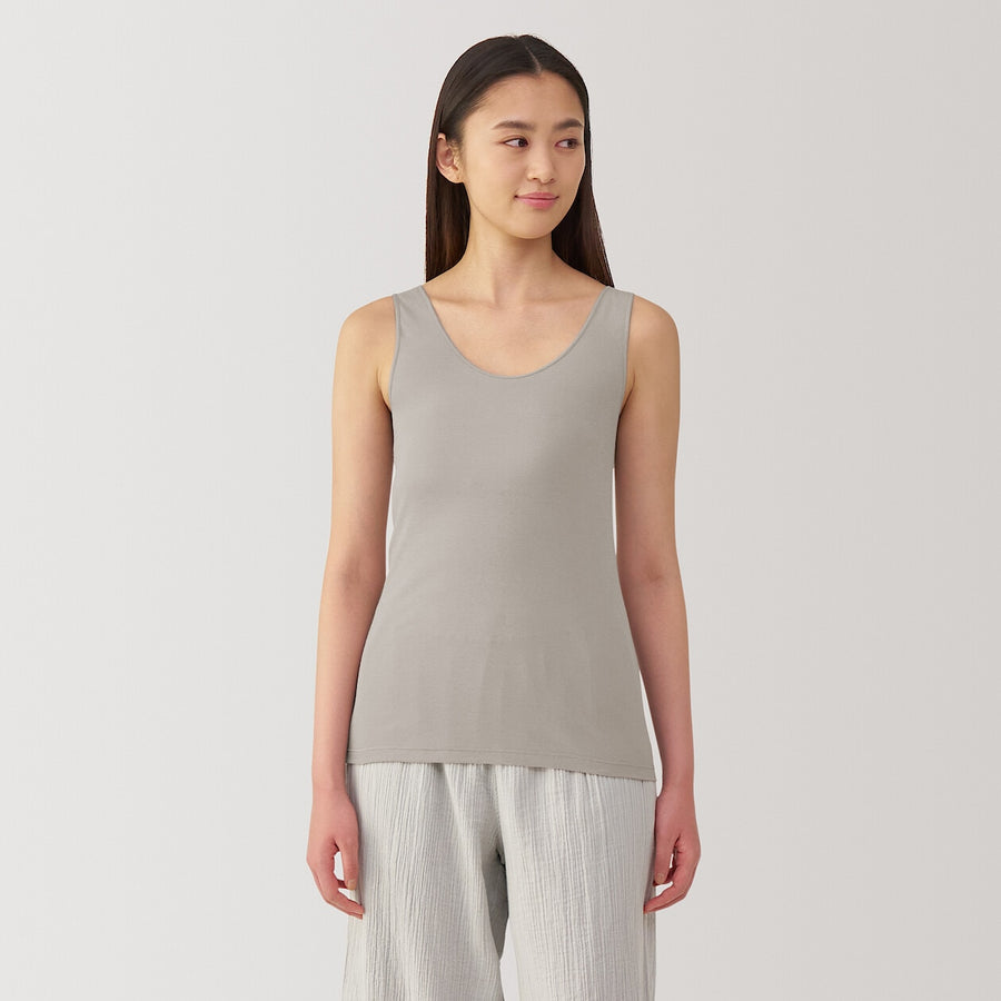 W's Moisture wicking cotton sheer tank topWhiteXS