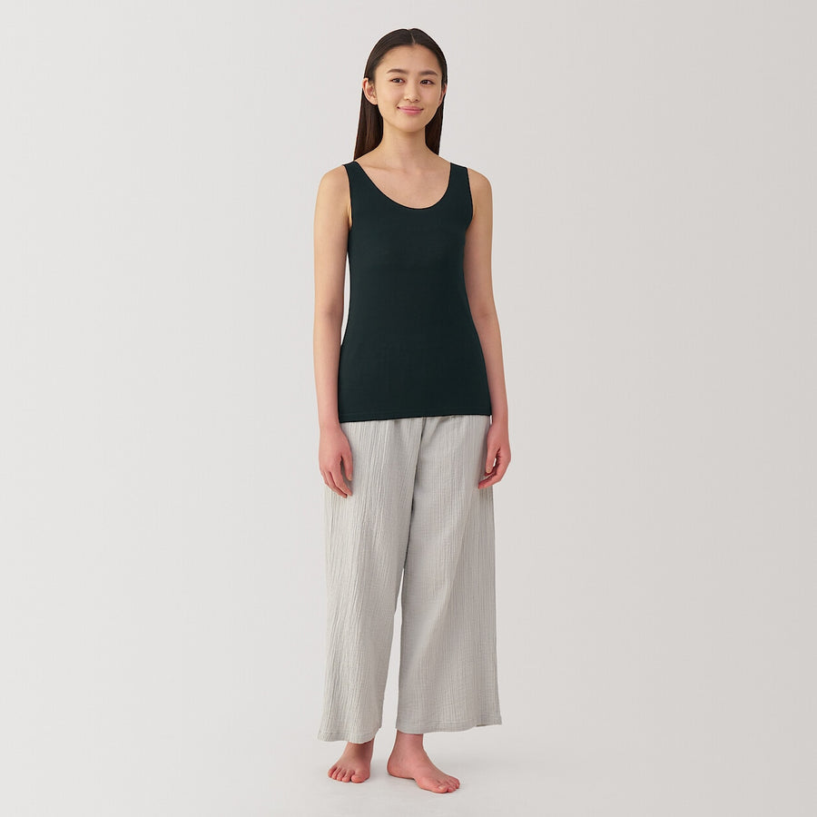 W's Moisture wicking cotton sheer tank topWhiteXS