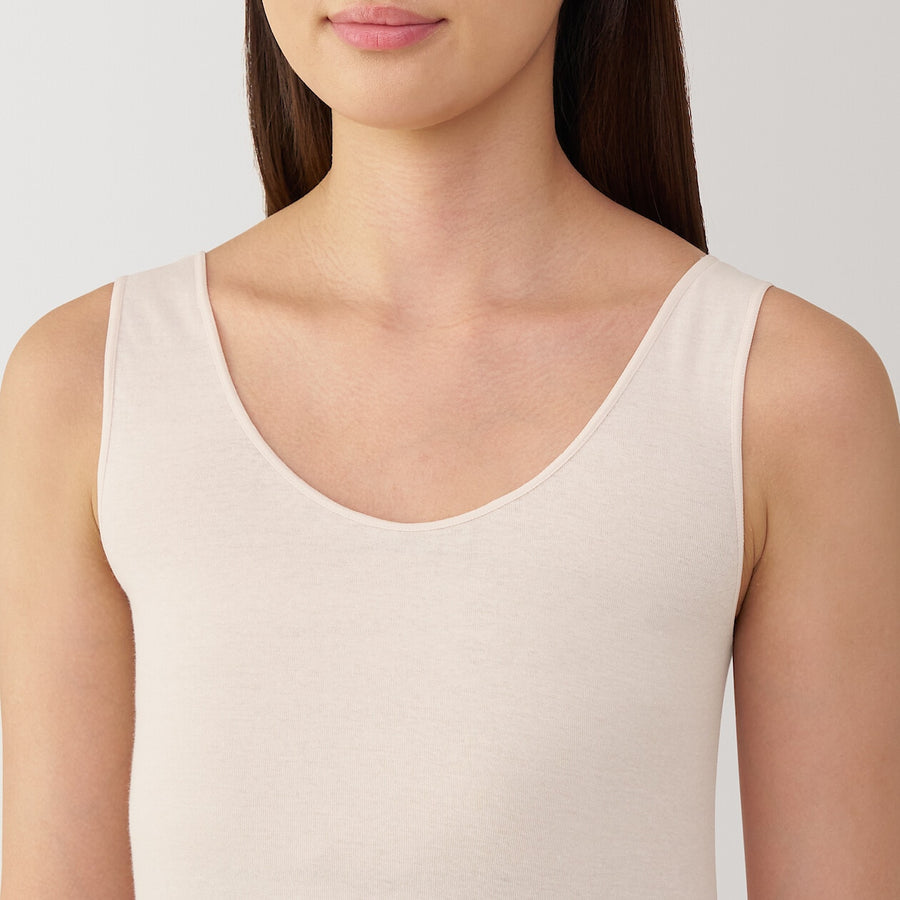 W's Moisture wicking cotton sheer tank topWhiteXS
