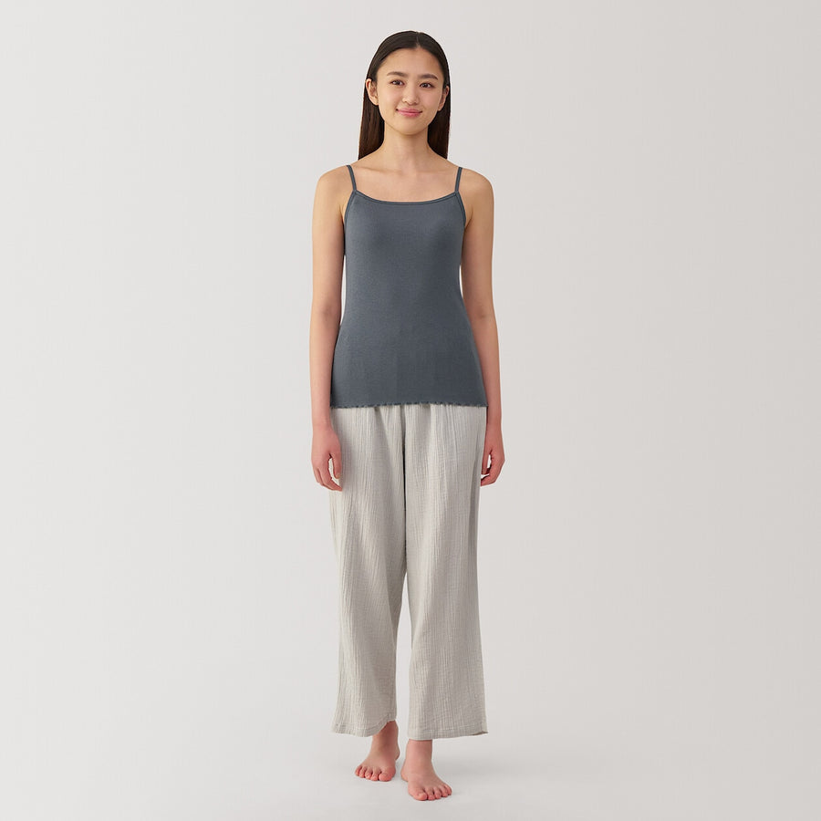 W's Lyocell blended ribbed bra camisole Medium greyXS