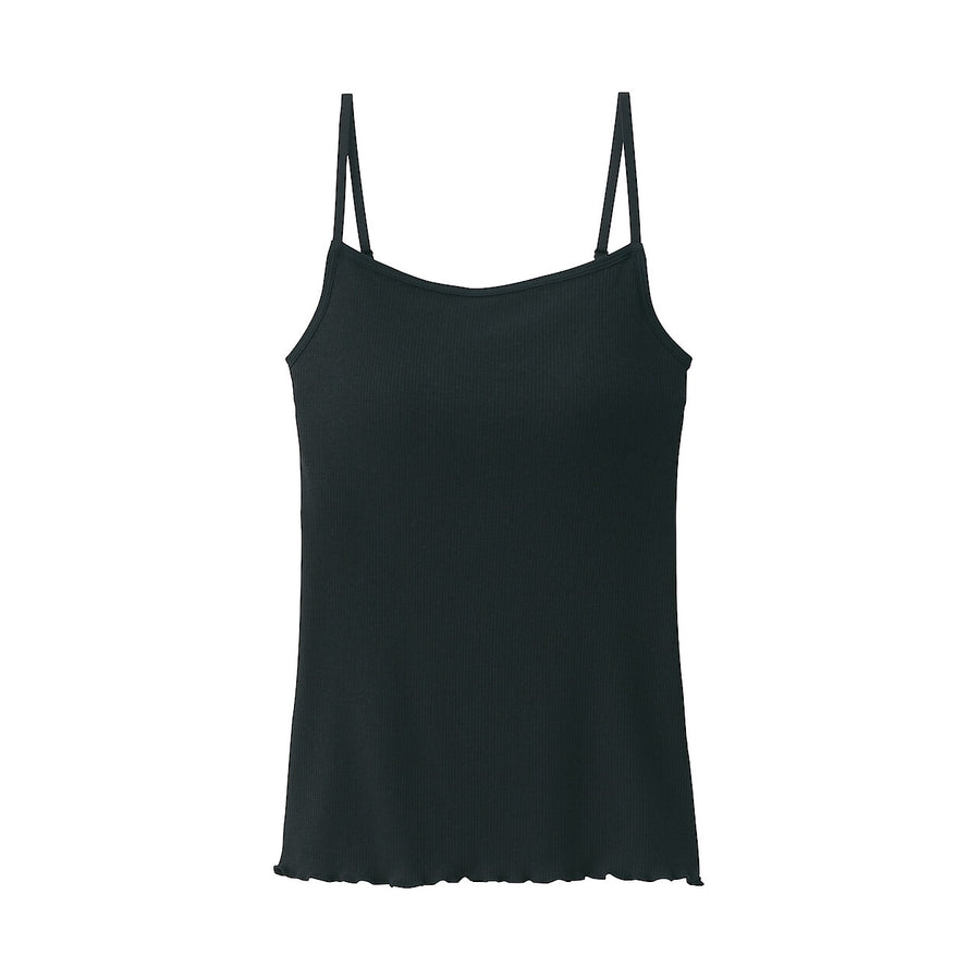 W's Lyocell blended ribbed bra camisole Medium greyXS