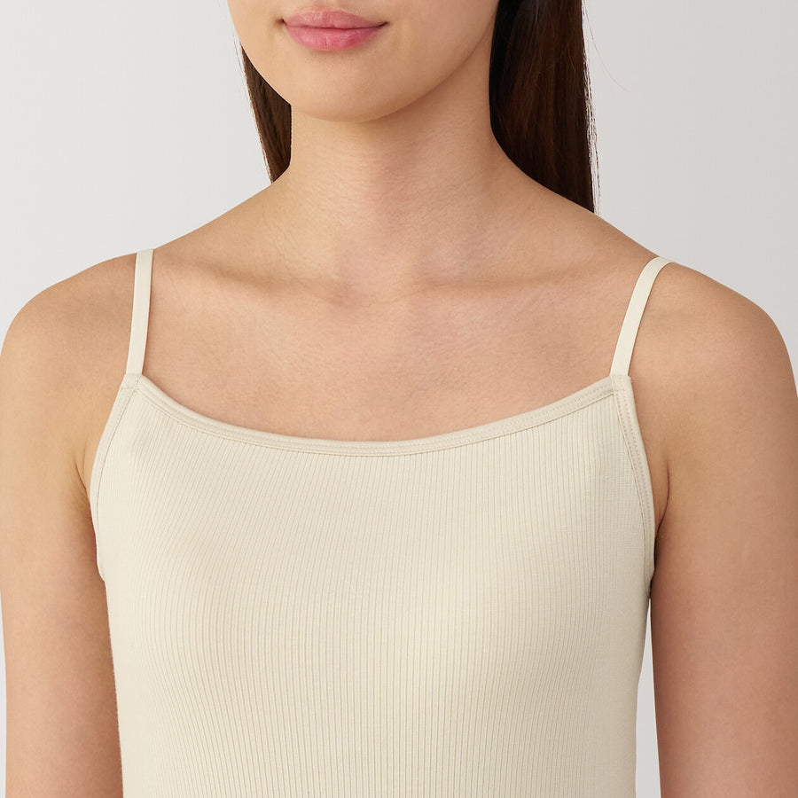 W's Lyocell blended ribbed bra camisole Medium greyXS