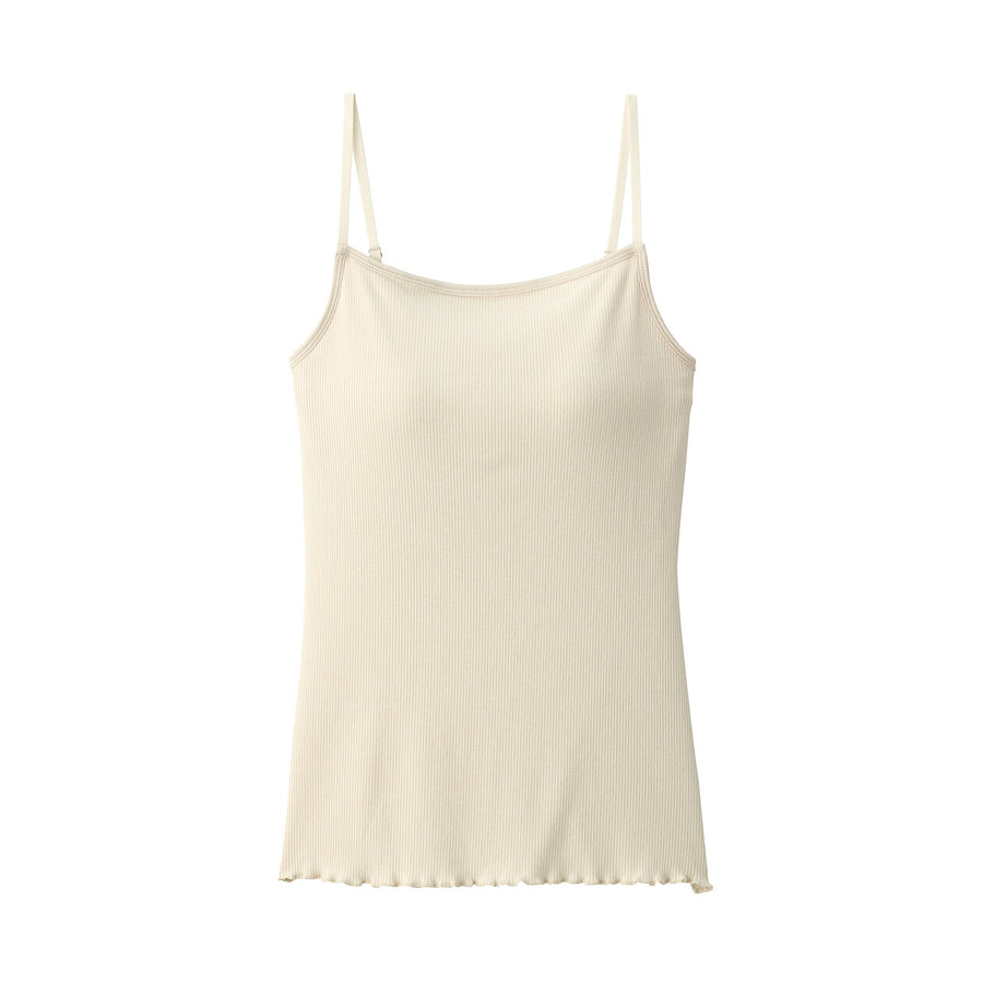 W's Lyocell blended ribbed bra camisole Medium greyXS