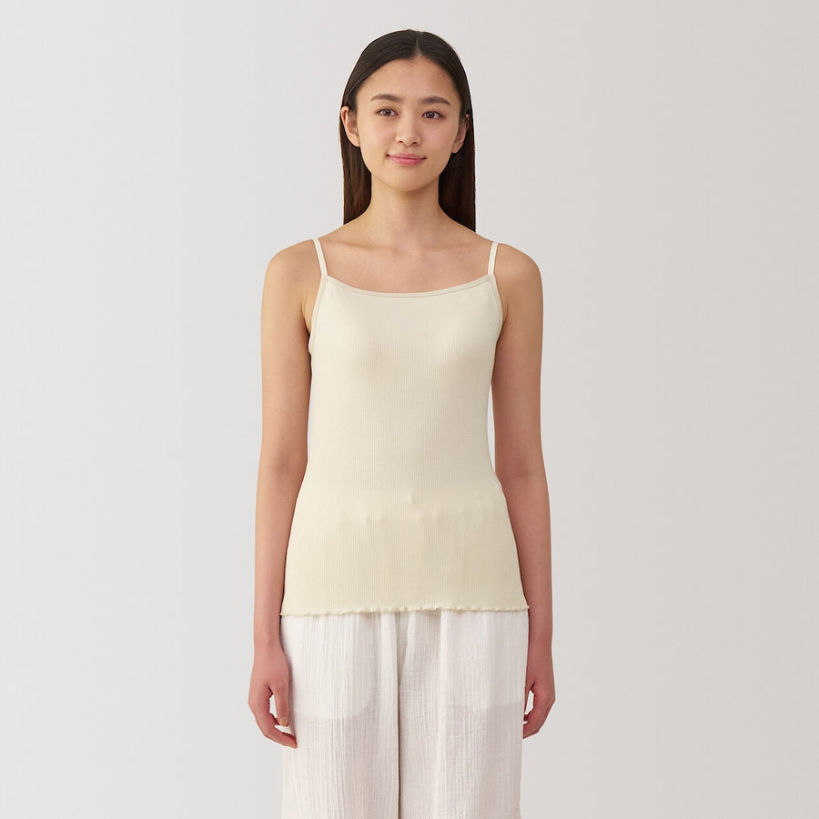 W's Lyocell blended ribbed bra camisole Medium greyXS