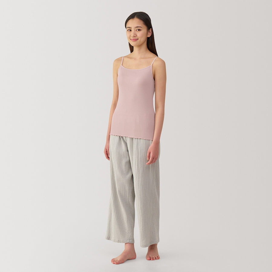 W's Lyocell blended ribbed bra camisole Medium greyXS