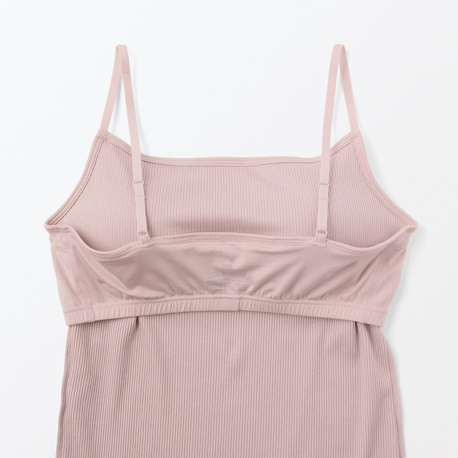 W's Lyocell blended ribbed bra camisole Medium greyXS