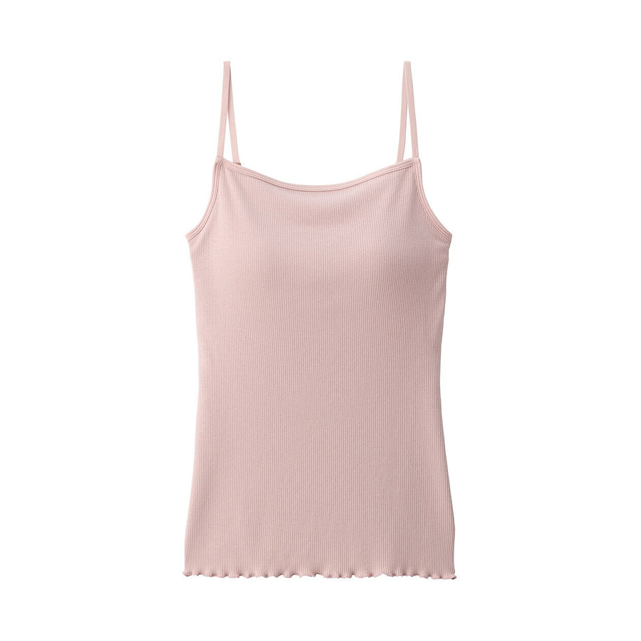 W's Lyocell blended ribbed bra camisole Medium greyXS
