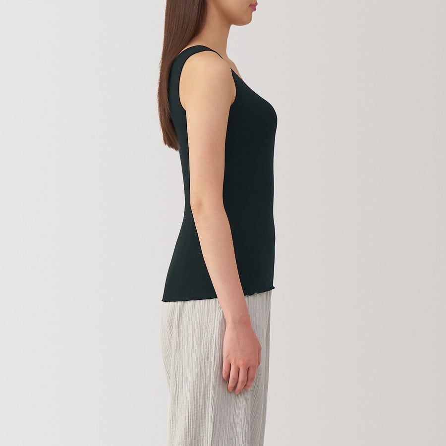 W's Lyocell blended ribbed bra camisole Medium greyXS