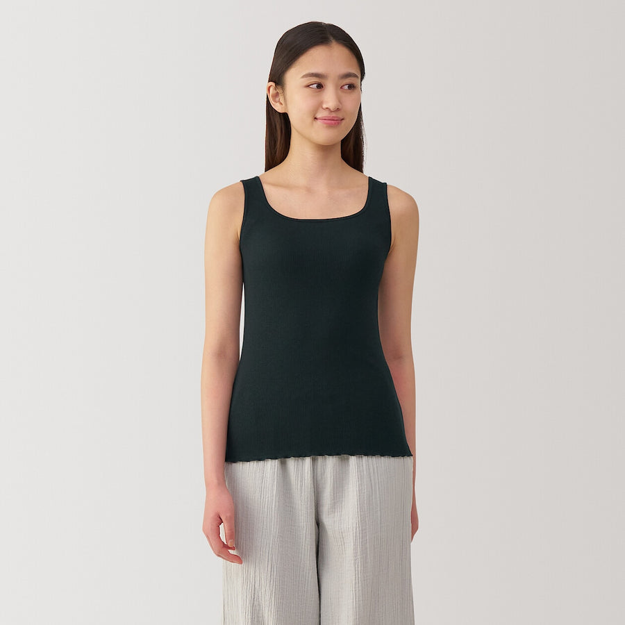 W's Lyocell blended ribbed bra camisole Medium greyXS