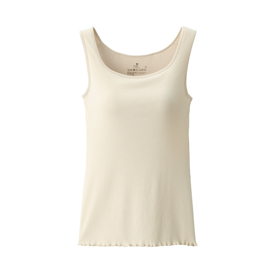 W's Lyocell blended ribbed bra camisole Medium greyXS