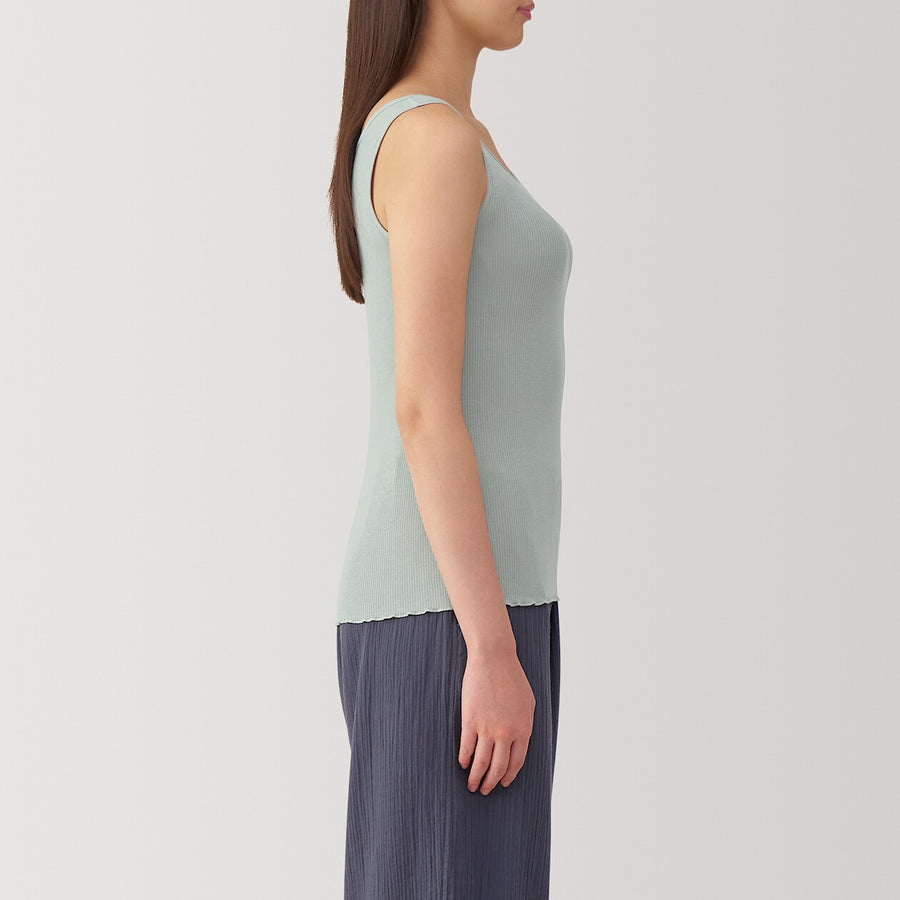 W's Lyocell blended ribbed bra camisole Medium greyXS