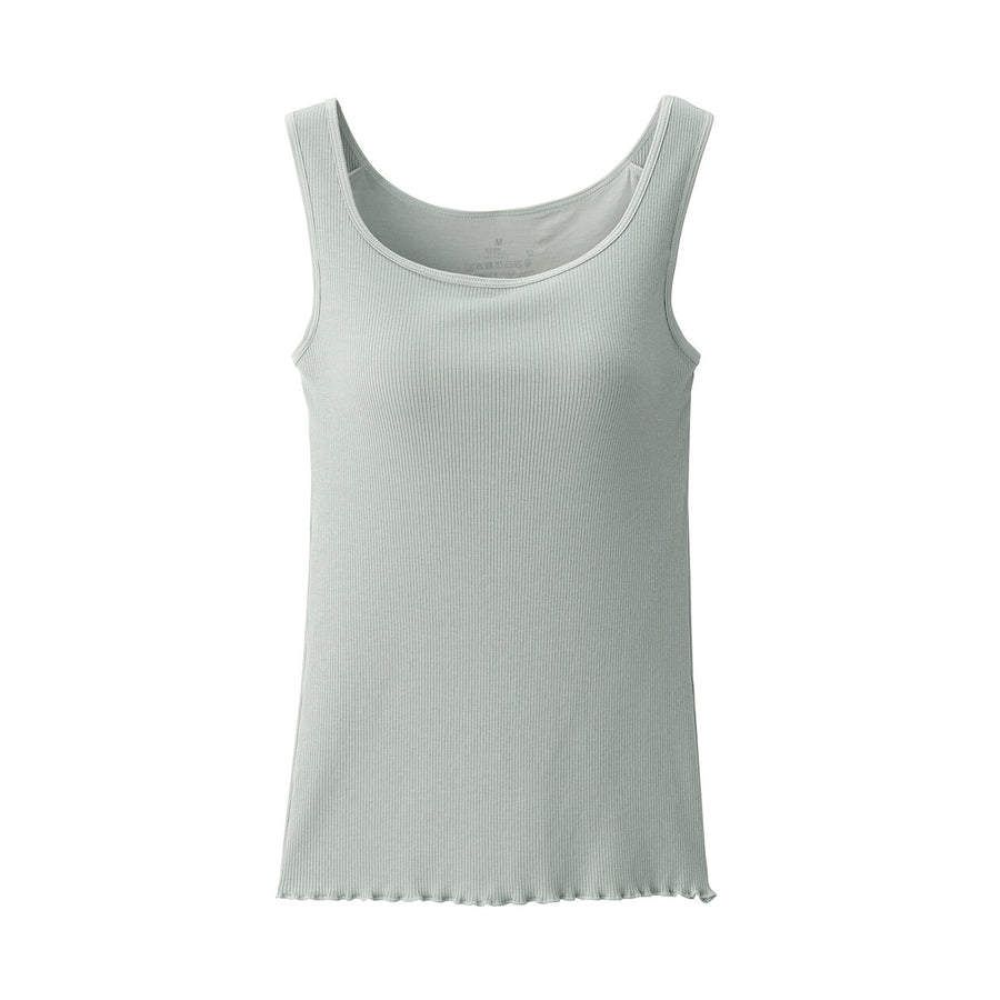 W's Lyocell blended ribbed bra camisole Medium greyXS