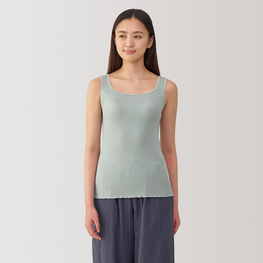 W's Lyocell blended ribbed bra camisole Medium greyXS