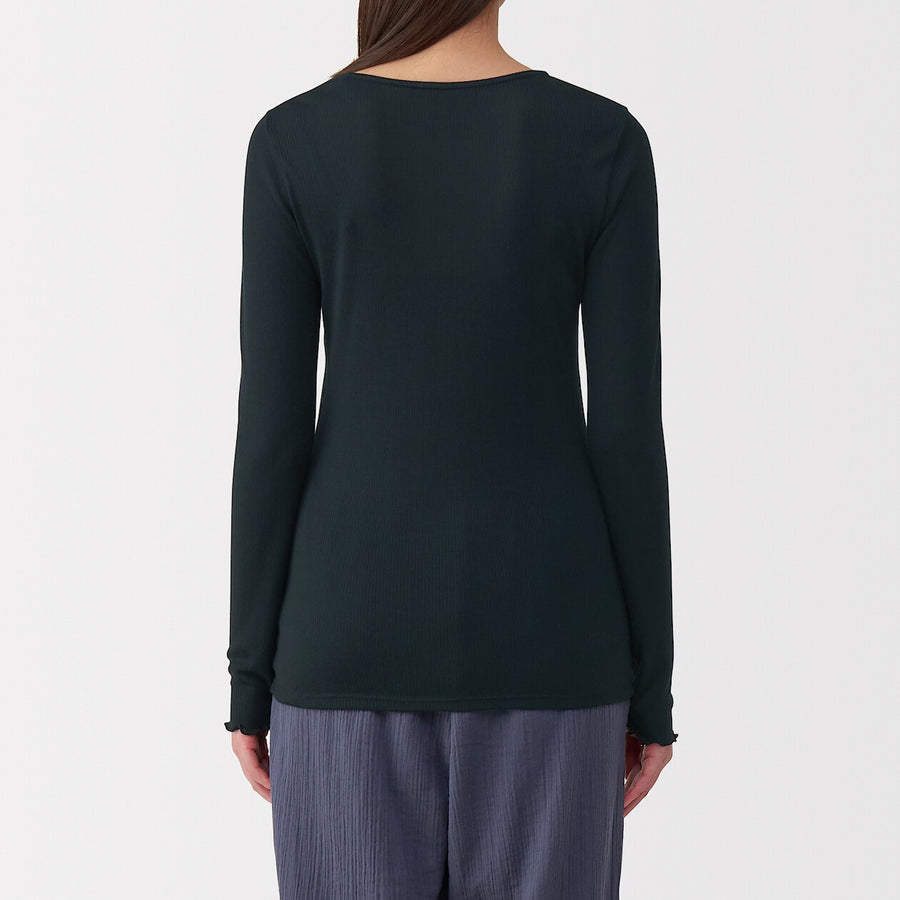 W's Silk blended sheer T-shirt Off WhiteXS