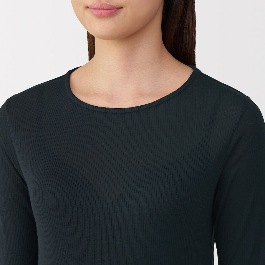 W's Silk blended sheer T-shirt Off WhiteXS