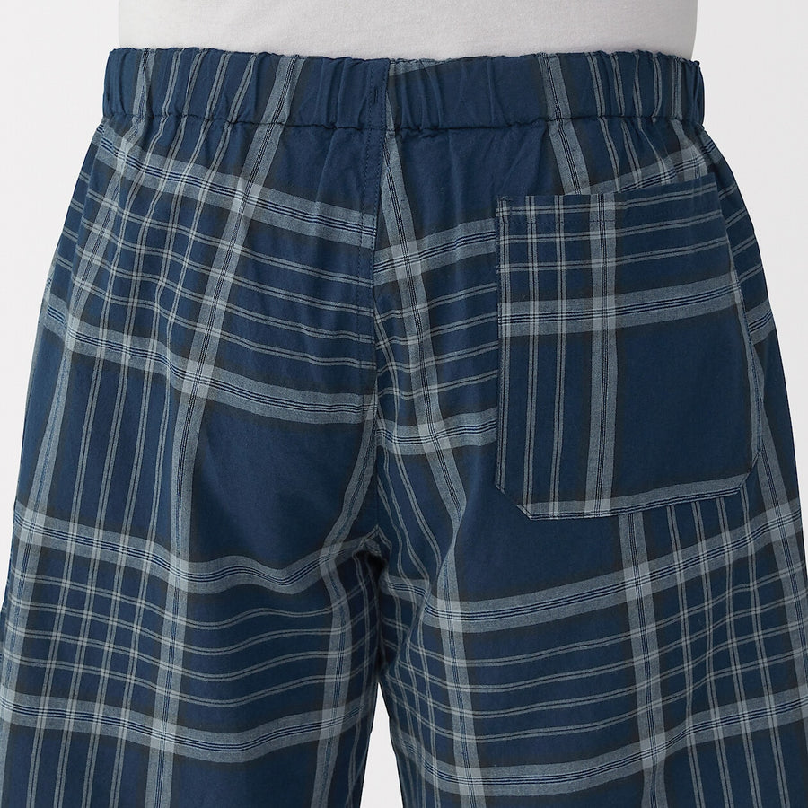 M's Madras Check easy shorts Dark Green CheckXS