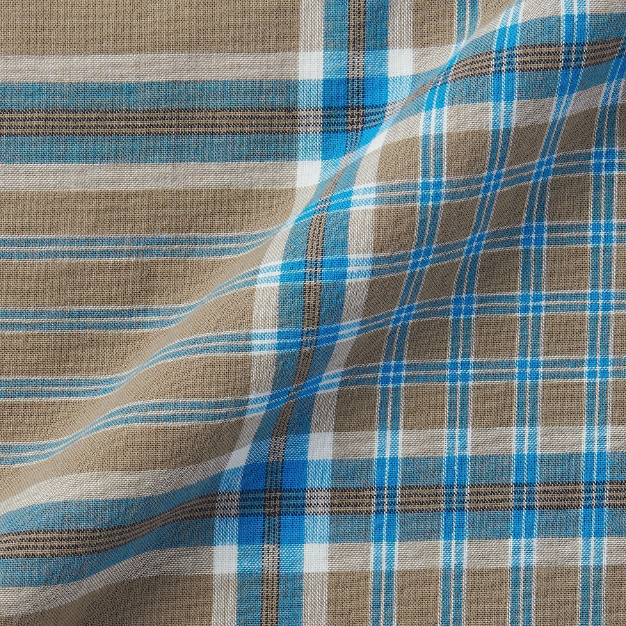 M's Madras Check easy shorts Dark Green CheckXS