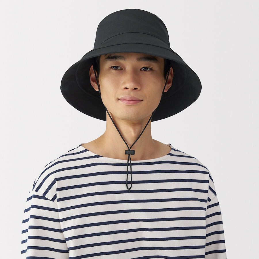 UV protection hemp cotton capeline Black55-57.5cm