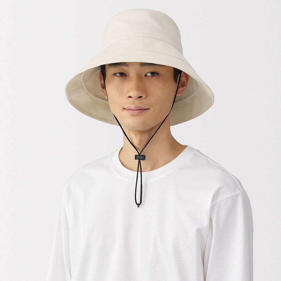 UV protection hemp cotton capeline Black55-57.5cm