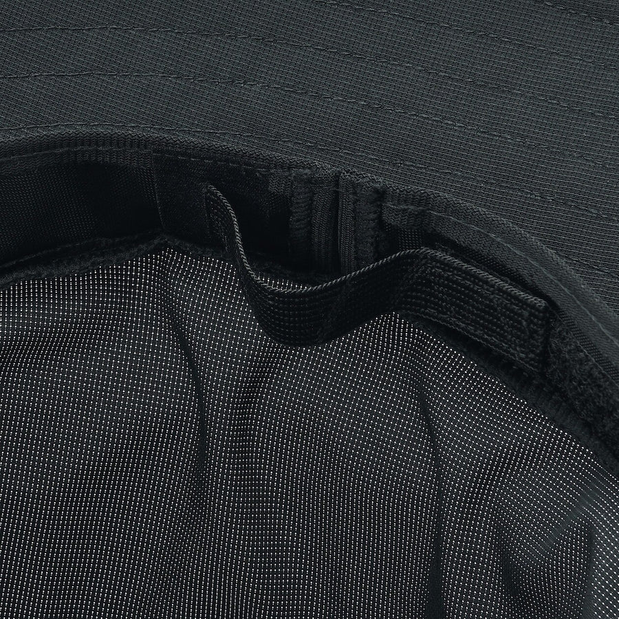 Breathable compactly foldable bucket hat Black56.5-59cm