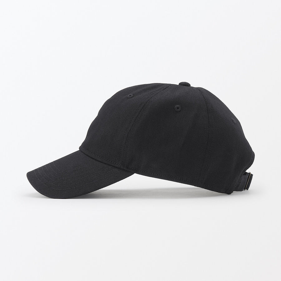 UV protection cotton twill cap Black55-59cm