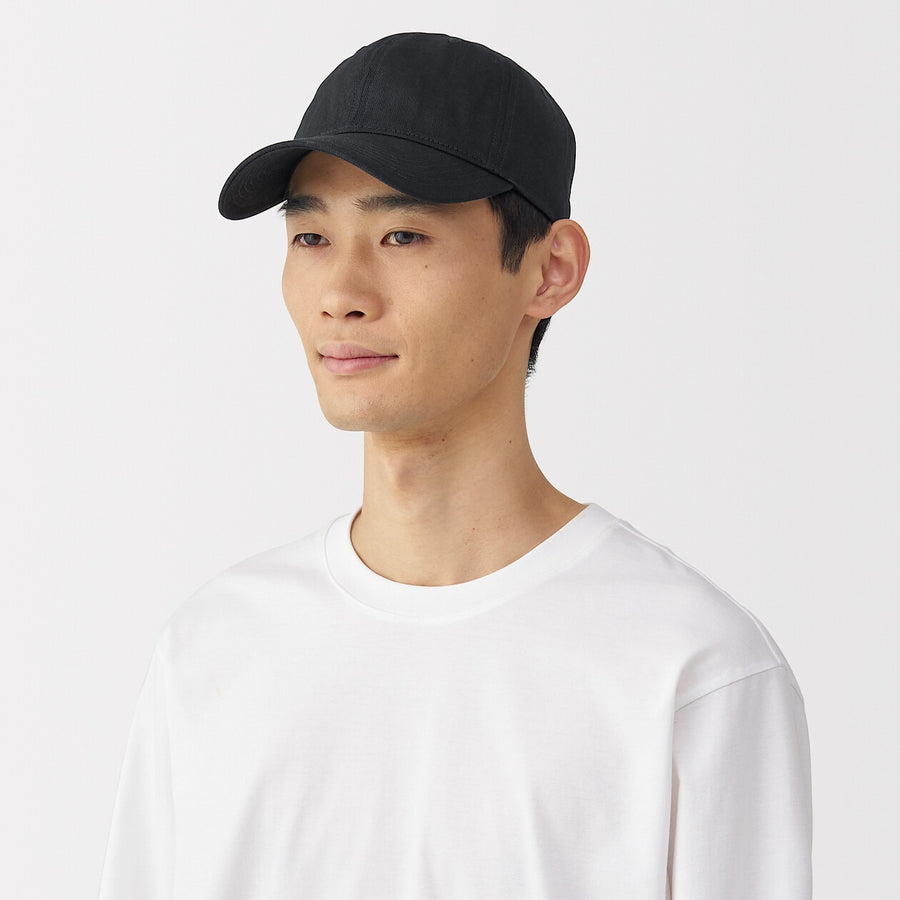 UV protection cotton twill cap Black55-59cm