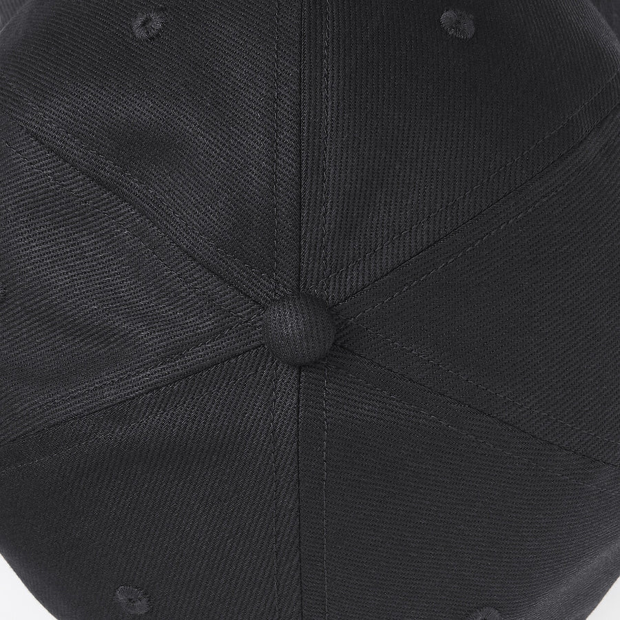 UV protection cotton twill cap Black55-59cm
