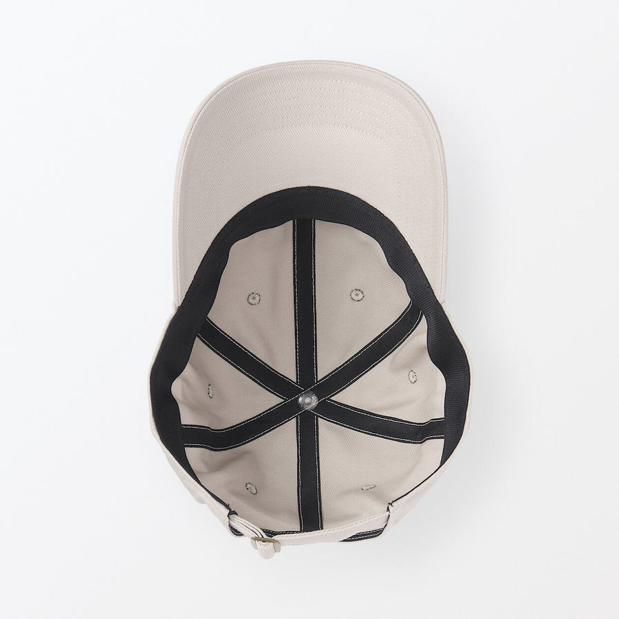 UV protection cotton twill cap Black55-59cm