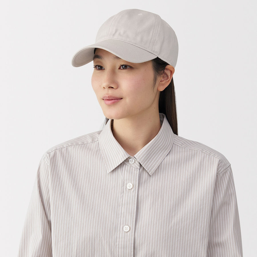 UV protection cotton twill cap Black55-59cm