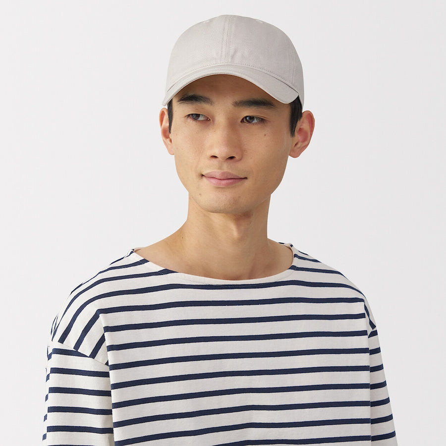 UV protection cotton twill cap Black55-59cm