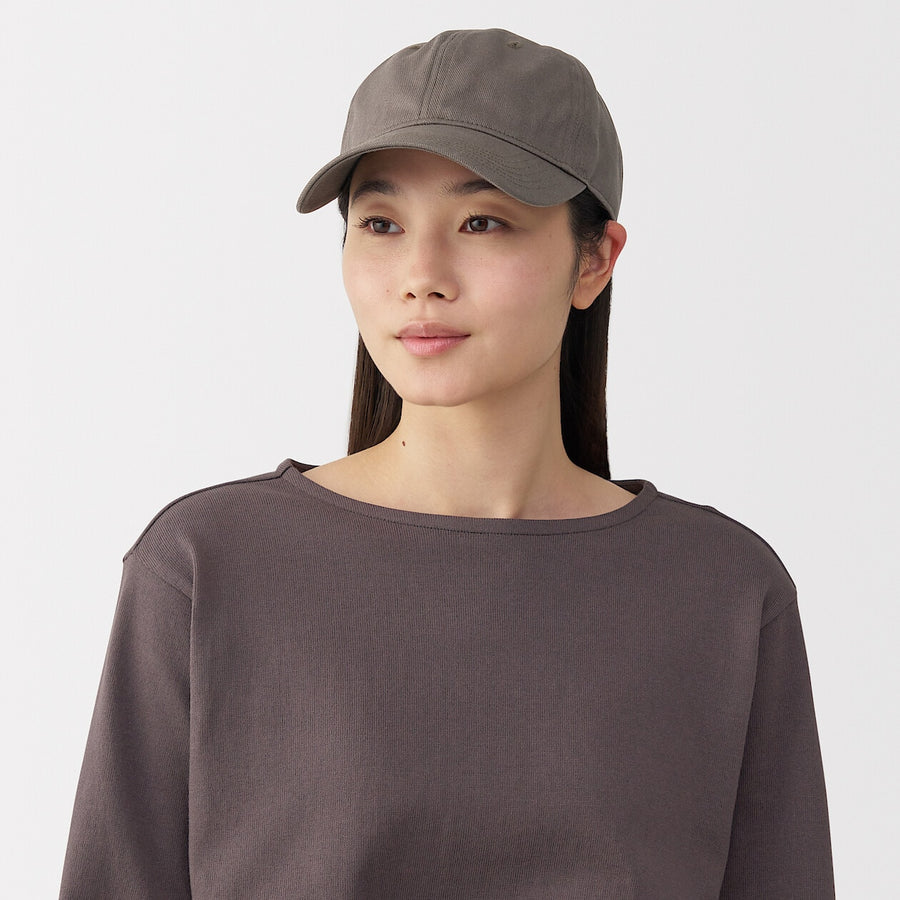 UV protection cotton twill cap Black55-59cm
