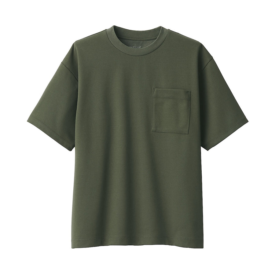 M's Cool touch wide-fit S/Slv T-shirtWhiteXS