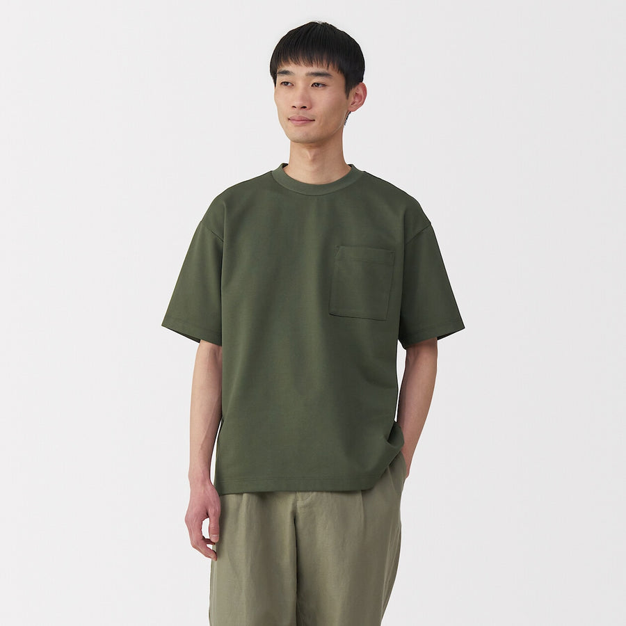 M's Cool touch wide-fit S/Slv T-shirtWhiteXS