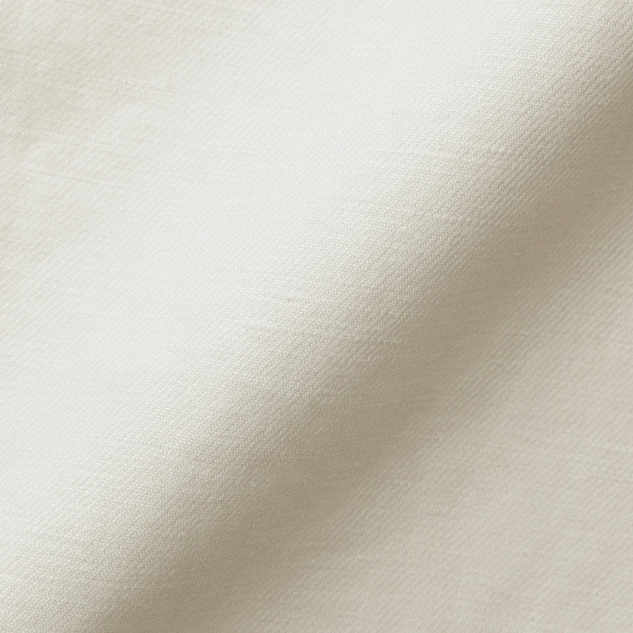 Hemp Blend Twill Darted Wide Pants