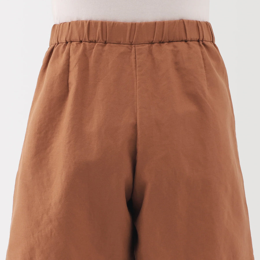 Hemp Blend Twill Skort