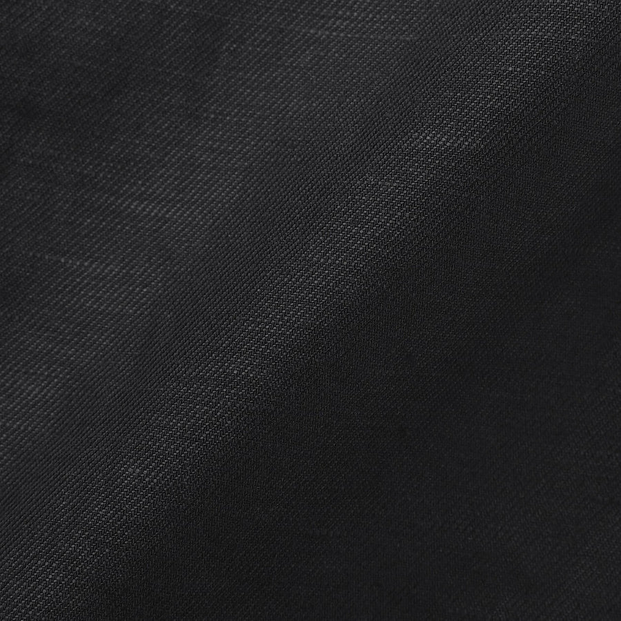 Hemp Blend Twill Darted Wide Pants