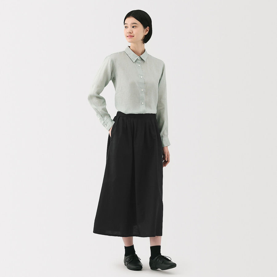 Hemp Cotton Easy Long Skirt