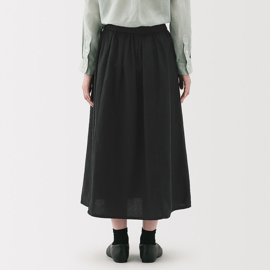 Hemp Cotton Easy Long Skirt
