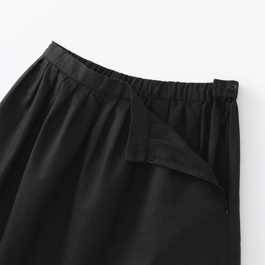 Hemp Cotton Easy Long Skirt