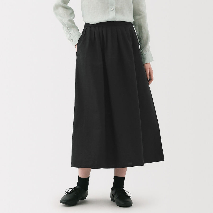 Hemp Cotton Easy Long Skirt