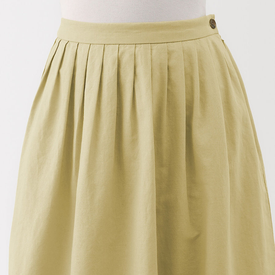 Hemp Cotton Easy Long Skirt