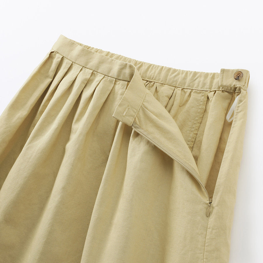 Hemp Cotton Easy Long Skirt
