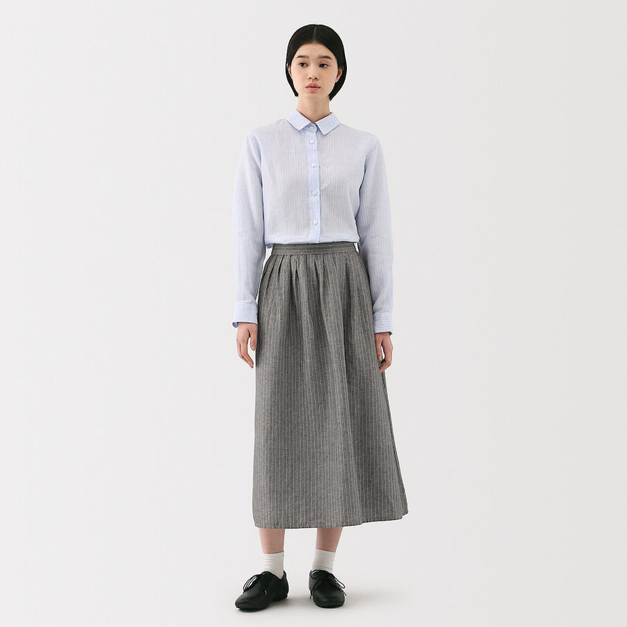 Hemp Cotton Easy Long Skirt