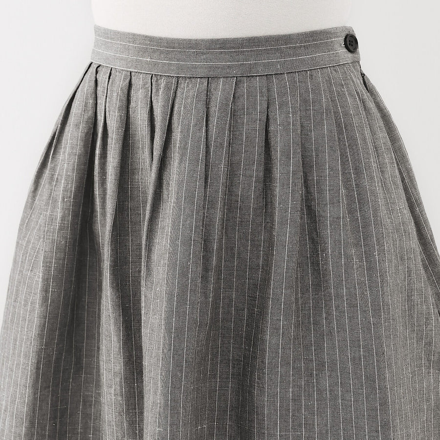 Hemp Cotton Easy Long Skirt
