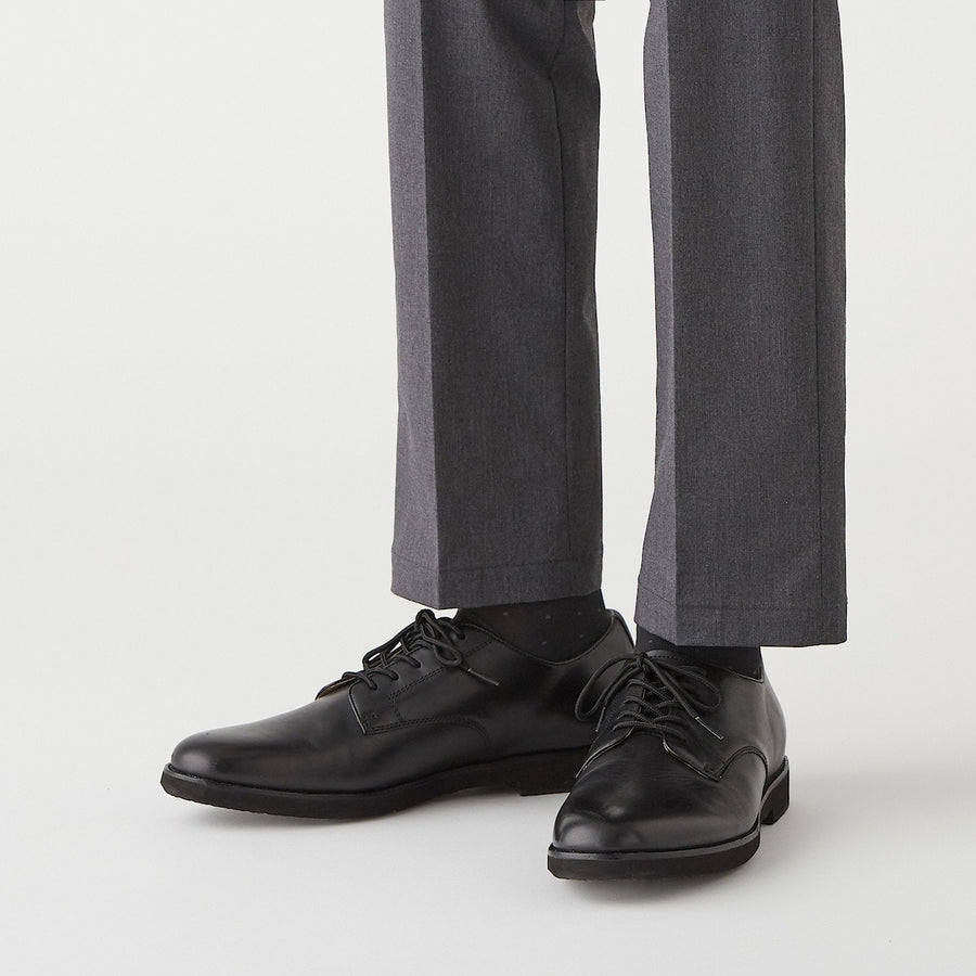 M's right angle Business socks Dot PatternD grey ptn27-29cm