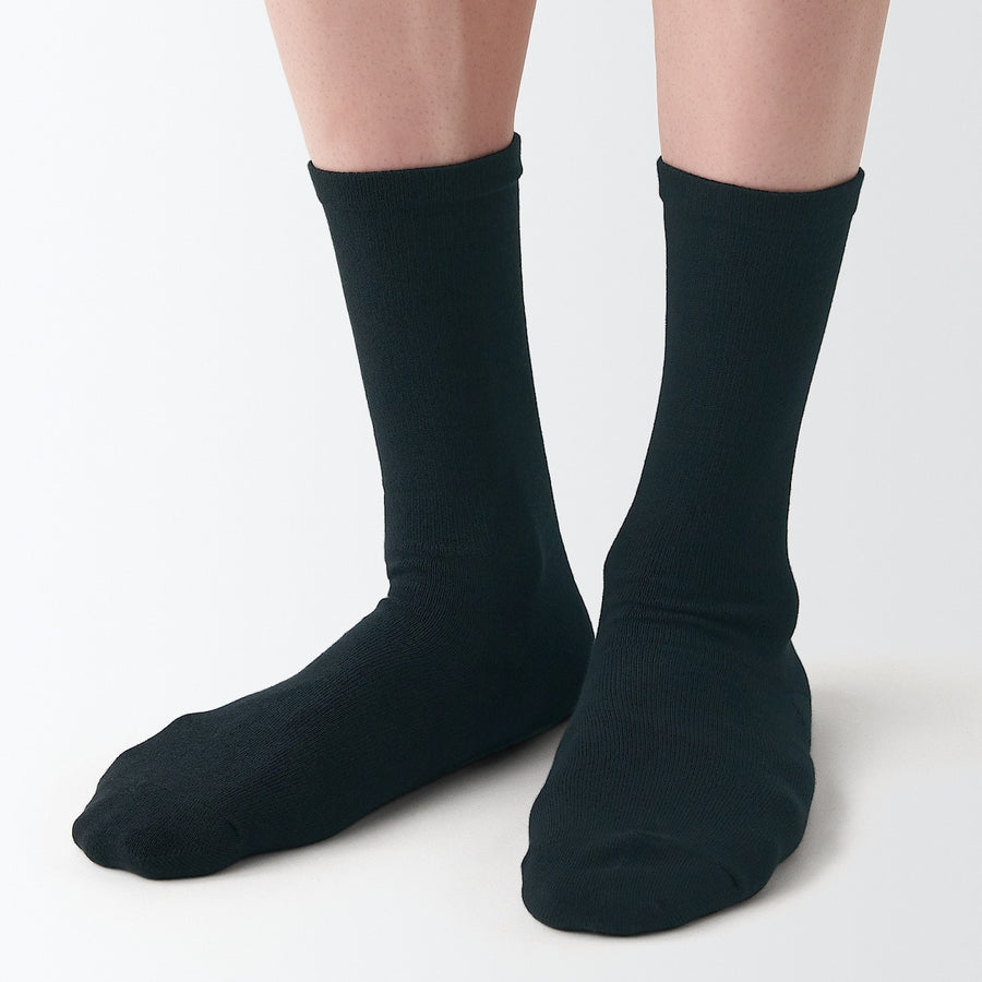 M's right angle tapered socksBlack27-29cm