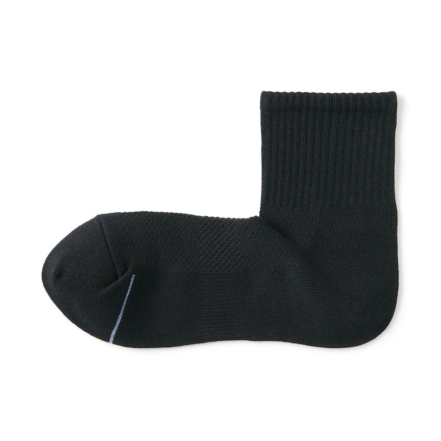 M's Right angle breathable cotton short socksWhite25-27cm