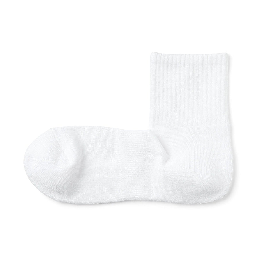 M's right angle pile short socksGrey23-25cm (AU W 4-6 / M 4.5-6.5)