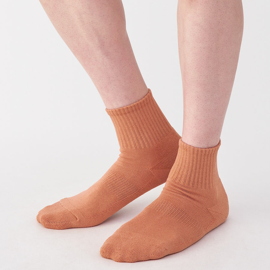 M's right angle pile short socksGrey23-25cm (AU W 4-6 / M 4.5-6.5)