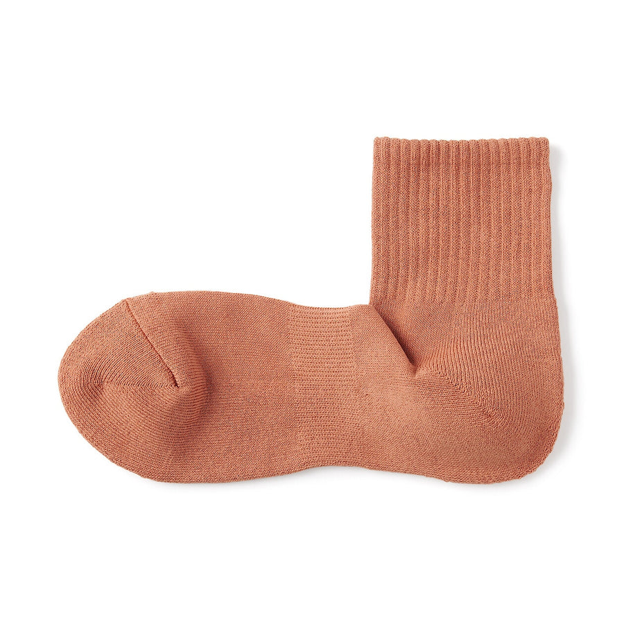 M's right angle pile short socksGrey23-25cm (AU W 4-6 / M 4.5-6.5)